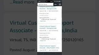 Amazon Virtual Customer Service 2025 | Amazon Work From Home #workfromhome #remotejobs #onlinejobs
