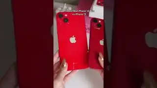 Продукт КРАСНЫЙ iPhone 14 против iPhone 13!