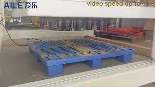 Automatic bottle loader lower speed(depalletizer) without paper removal device.