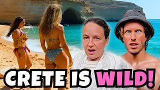 Crete's BIGGEST Secret: It's a Hippy Island! 🇬🇷 (Matala, Greece)