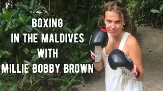 Millie Bobby Brown - Boxing workout with pro boxer Dan Morley