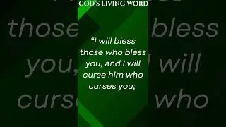 &ldquo;I will bless those who bless you, and I will curse him who curses you; #truth #blessed #love