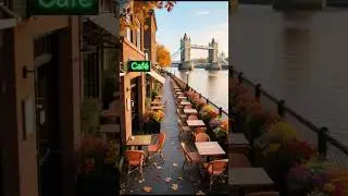 London Autumn | Cozy Cafe Lofi #cozycafe #cafelondon #autumn #londonautumn