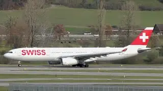 Zurich Airport Observation Deck | Aircraft Takeoffs