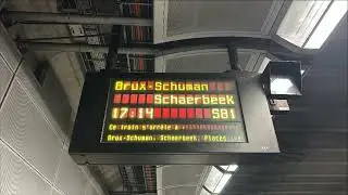 SNCB-NMBS | (NOW GONE) Announcement : S81 train to Schaerbeek from Bruxelles-Luxembourg