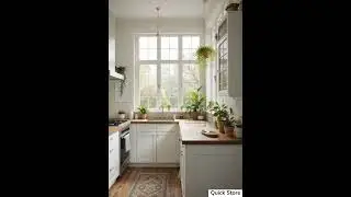 Kitchen Decor Ideas | Warm, Natural & Plant-Filled Aesthetic 🌱 #shorts