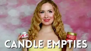 Candle Empties October 2016  - Kiss Air Candles, Goose Creek, DW Home Candles  & More