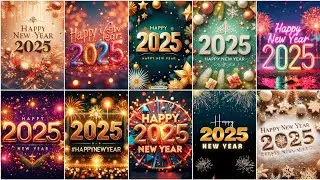 Happy New Year 2025 HD Wallpaper Photo | Happy New Year 2025 Wishes | Happy New Year 2025 Status/pic