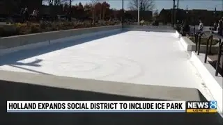 Holland expands social district to include ice park