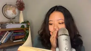ASMR extremely up-close book reading (cupped and fast semi-inaudible whispers)