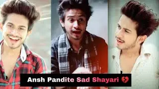 Ansh pandit sad shayari 2020