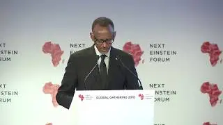 President Kagame delivers Keynote Address at the Opening Ceremony of the Next Einstein Forum.