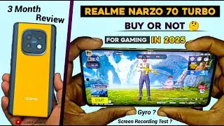 realme narzo 70 Turbo Bgmi test with Screen Recording / High Graphics test , battery Drain test