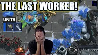 There's only 1 WORKER LEFT!? | StarCraft 2 SC2 Highlight 1v1 Viewer Games
