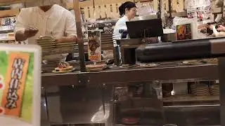 非常有朝氣的旋轉壽司 | 根室花丸 KITTE丸之内店