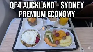 QANTAS 787-9 Premium Economy Review | Auckland to Sydney (QF4) | No Talking