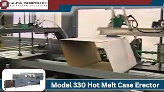 Model 330HM Case Erector with Hot Melt Glue Seal