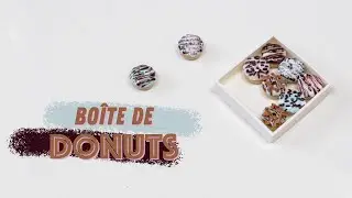 Polymer Clay Tutorial - Box of Donuts/Boîte de Donuts