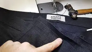 #NAKED&FAMOUS DENIM JEAN ALTERATION SERVICE BY THE DENIM DOCTOR IN MANCHESTER ENGLAND