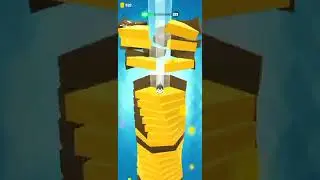 Drop Stack Ball Game Level 152 - short video - More Gaming