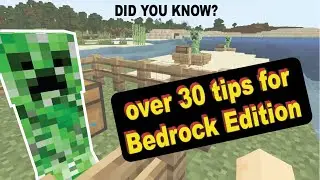 Over 30 cool tips and tricks for Minecraft Bedrock Edition.