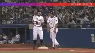 2012 東京ヤクルト松井淳 全ホームラン