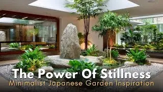 Zen-Inspired Minimalist Garden: Japanese Stone Art for Tranquil Modern Living
