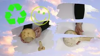 Su kabağı ile geri dönüşüm fikirleri, upcycle, craft ideas💯