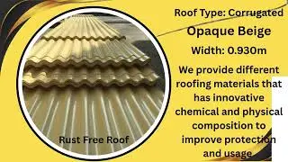 UPVC Plastech Metal Roof Best Roofing Materials