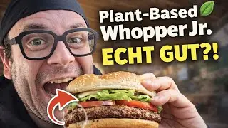 Burger King Plant-Based Whopper Jr. mampfen und bewerten