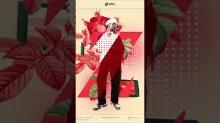 Art Poster Design Process - People IX 03 by Zeka Design #shorts