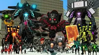 NEW ALL SIZE SPEAKERMAN TV MAN VS CAMERANMAN TITAN 1+79 SKIBIDI TOILET BOSSES in Garry's Mod!