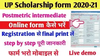 up scholarship form 2020-21📙scholarship form online 2020📖post matric scholarship form kaise bhare