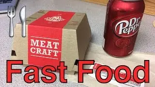 Обед в магазине DCCTRAIN Arby's Meat Craft oh yeah Fast food is junk