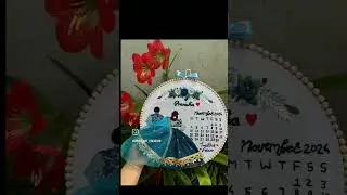 wedding hoop Art🎁🎊#algorithm #art#handembroidery#views #youtube#gift#fashion#diy#fyp #trendingshorts