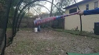 hitting with the cat9 marucci utrip 28 inches in the batting cage#baseball#batting#cage