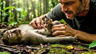 Man Finds Freezing Baby Monkey Clinging to Dead Mother &mdash; What Happens Next Is Unbelievable!