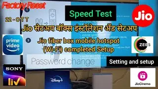 Jio Airfiber: Set Top Box: How to setup & Reset Back to Default Settings as if Brand New Box #jio
