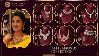 Polki Diamonds Bridal Collection | Necklace | Choker | Ear Rings II Devi Pavitra Gold & Diamonds