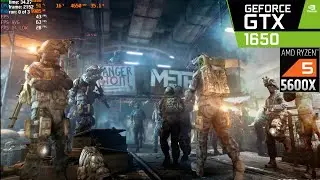 Metro Last Light Redux - GTX 1650 - Benchmark 1080p ULTRA