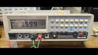 Rohde&Schwarz UDL44  Digital Multimeter - Abgleich mit Fluke 5700A (Teil1)