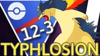 12-3 RUN with SHADOW TYPHLOSION | Great League Remix Team | Pokemon GO