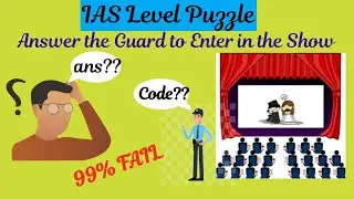 IAS level Question| Puzzle Questions|Simple but Tricky |99%fails