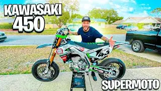 KAWASAKI 450 MONTADA PARA SUPERMOTO ! | BUW LIFE |