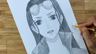Vẽ Anime | C&aacute;ch Vẽ Nico Robin Dễ Thương #378 | #Shorts | Cong Dan Art