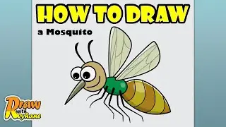 Mosquito Drawing Tutorial | Insect Drawing