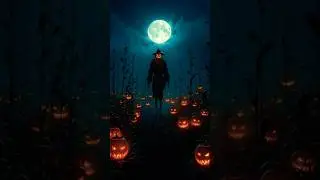 🎃 💀 in the Pumpkin Field 🌕 Halloween Ambience 2025 | Fog, Moonlight & Spooky Vibes 🎃