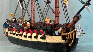 Privateer Frigate Fortuna - features in brief (Lego BrickLink Designer Program Series 7)