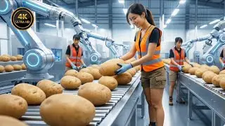Inside a Modern Potato Chips Processing Plant: Potatoes to Crispy Chips (Full Process)