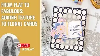 LIVE with Carissa ✨ Cardmaking Inspiration with New Artful Foundations Release & Giveaways!